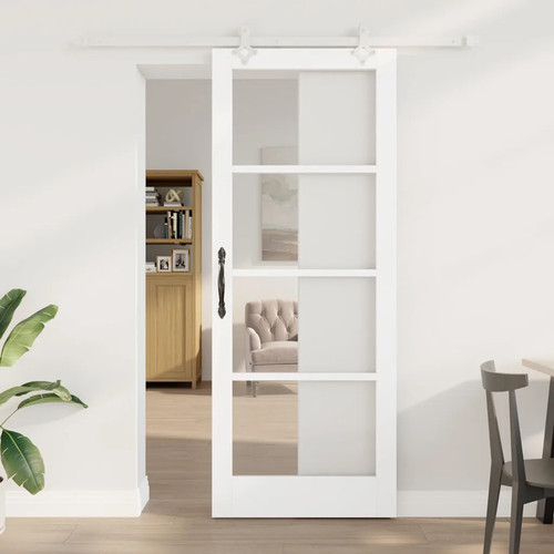 Walplus white barn sliding - white,