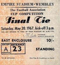 TICKET: FA CUP FINAL 1967