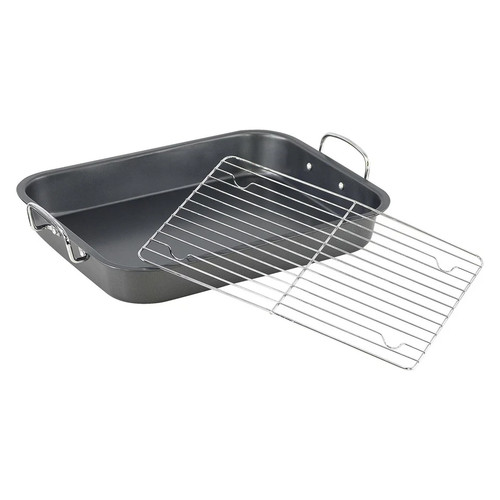 Large roasting pan with rack - roasting,