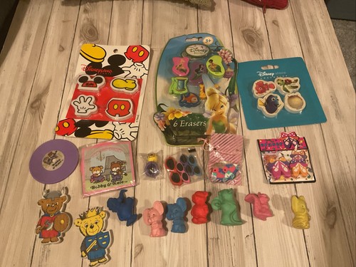 Vintage novelty erasers - vintage,