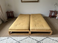 FUTON Company twin single beds x2 stacking guest beds+ FUTON mattresses