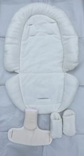 Beautiful Cream Fleece Silver Cross Pushchair/Car Seat Seat pad and Accessories