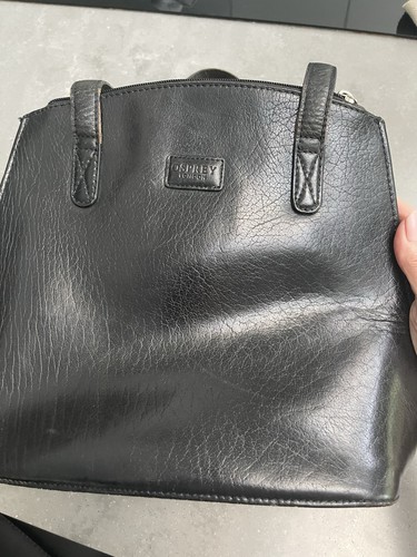 Ladies black leather osprey - ladies,