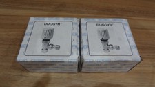 TWO x NEW Landis & Gyr DUOGYR Thermostatic Rad Valve  -  RV15GB 1/2" / 15mm