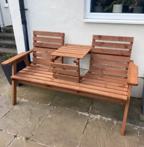 Rustic garden bench - rustic, outdoor