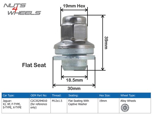 Oem style wheel nut - 1,