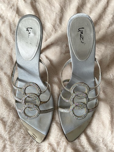 Womens silver high heels - womens,