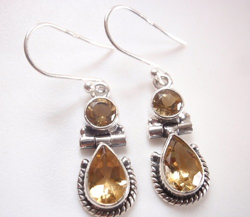 Faceted citrine rope - faceted, style