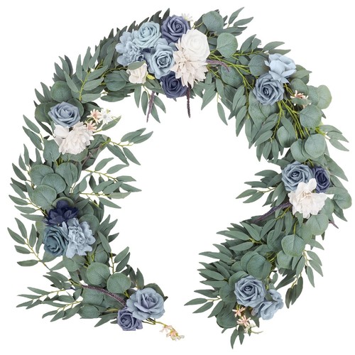 Artificial dusty blue rose - dusty,
