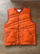Nanamica Orange Down Vest Size
