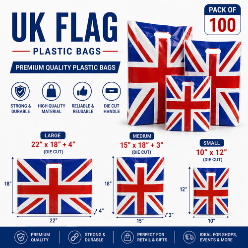 Union jack strong plastic - jack,