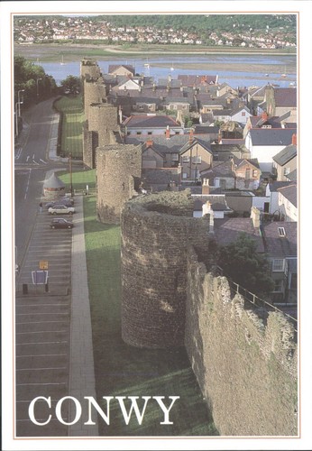 Conwy town walls wales - conwy,