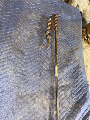 Antique barn beam auger - auger, large