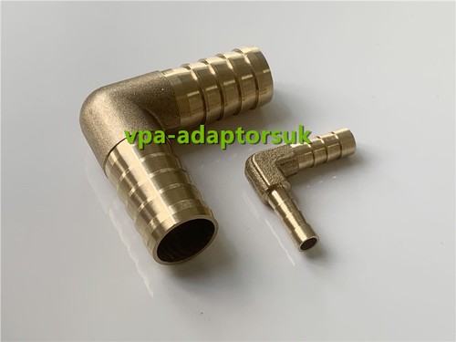 Degree elbow brass barb - brass,