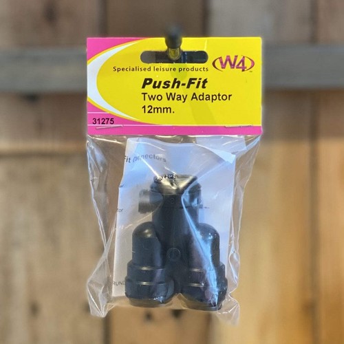 12mm two way push fit - 12mm, two-way