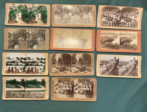 Antique stereoscope cards - stereoscope,
