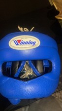 Size Large Winning Boxing Headguard Blue