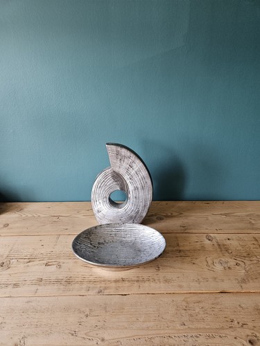 Dunelm silver swirl ornament - dunelm,