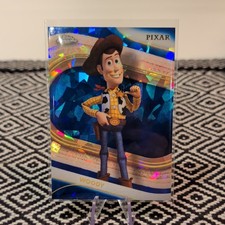 2025 Topps Chrome Disney Sapphire Woody 89 Ready Toy Story Base Card