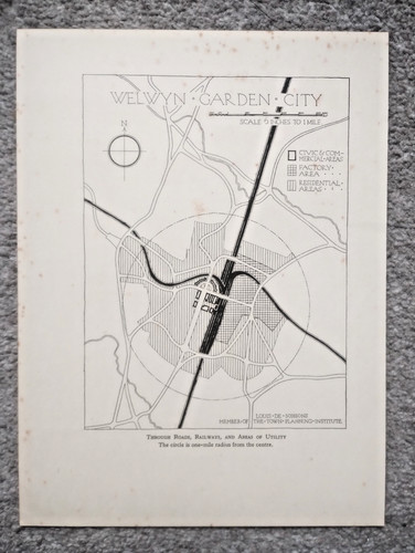 Welwyn garden city - city, :