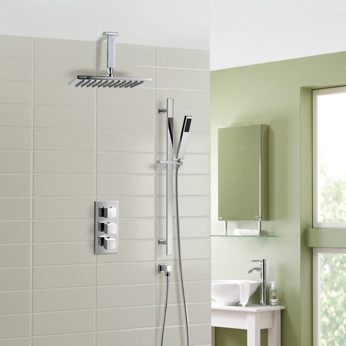 Ceiling rain shower head with - rain,