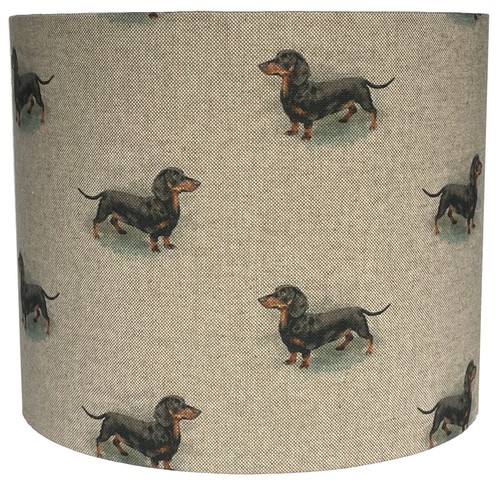 Sausage dog lampshade - sausage,