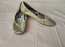 Vagabond Gold Ballerina Flats