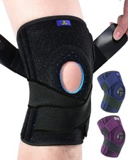 Knee Support for Men and Women, Adjustable Non-Slip Knee Brace (L/XL)