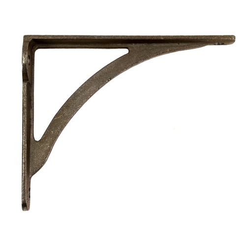 Natural iron curved shelf - iron,