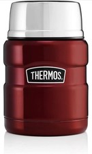 Thermos King Flask Vacuum Insulated Food Flask 470ml, Red