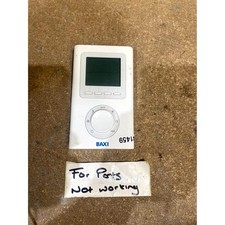 Baxi Wireless Programmable Room Thermostat White Digital LCD Screen - For Parts