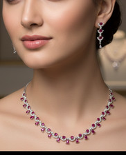 White gold filled ruby - white,