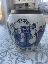 Delft Vintage Tobacco Jar with