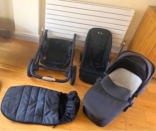 Silver cross travel system - cross,