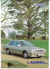 Nissan Laurel 2.4 SGX 1988-1989 UK Market Sales Brochure