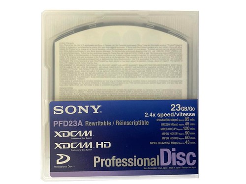 Sony pfd 23a xdcam - xdcam, hd