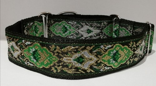 Martingale dog collar green - collar,