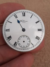 ANTIQUE 19 JEWEL WALTHAM VANGUARD MOVEMENT AND DIAL