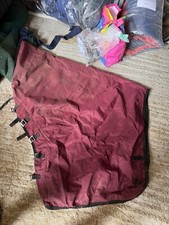 Burgundy Stable neck cover -Medium ref:mat53