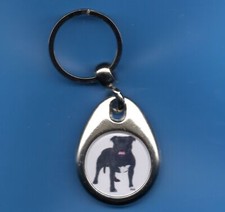 Dog keyring staffordshire - dog, bull