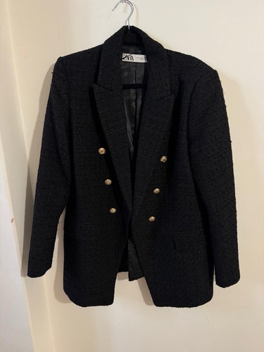 Zara ladies black - , textured