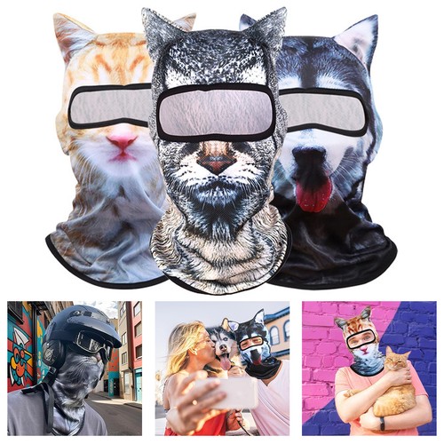 Animal balaclava cat dog - cat,