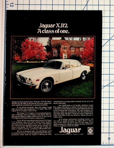 Vintage 1975 jaguar - vintage, v12