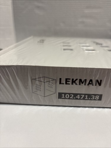 New ikea lekman white - lekman, plastic