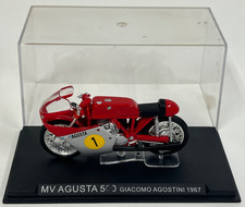 DEAGOSTINI MOTORCYCLE MODEL MV AGUSTA 500 GIACOMO AGOSTINI 1967 1:24 SCALE
