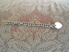 Original Vintage Tiffany & Co. Heart Tag Bracelet in 925 Sterling Silver