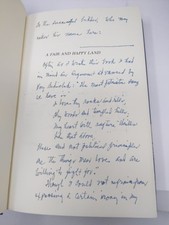 SIGNED A Fair And Happy Land A