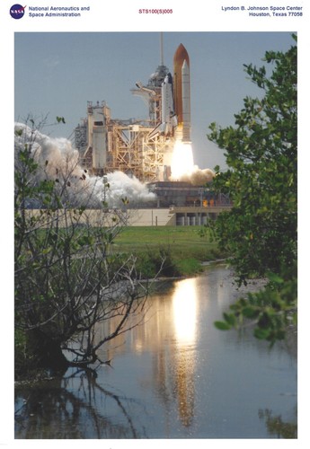Sts 100 space shuttle - 100,