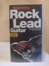 Beginning Rock Lead Guitar VHS Video Tape