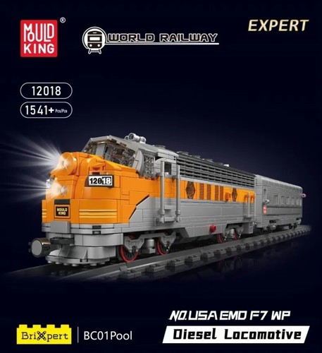 Mouldking diesel train - ,